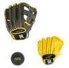 Hanshin Tigers X GP Baseball Catch Glove Set Soft Throw Parent-Child (Includes Ball) Right-Handed