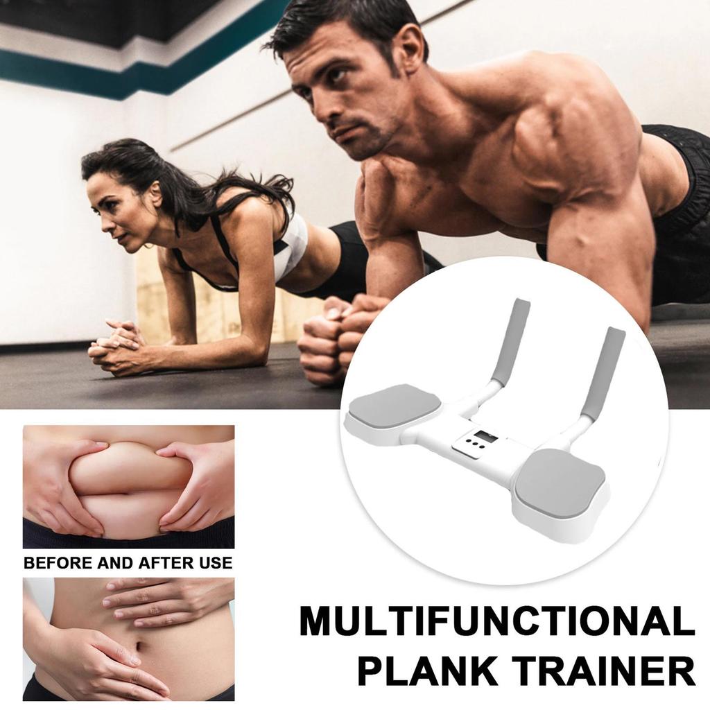 Fitness Plank Support Trainer Multi-Function Flat Support Exercise With Timer Push-up Bar Aids Portable Abdominal Core Exerciser