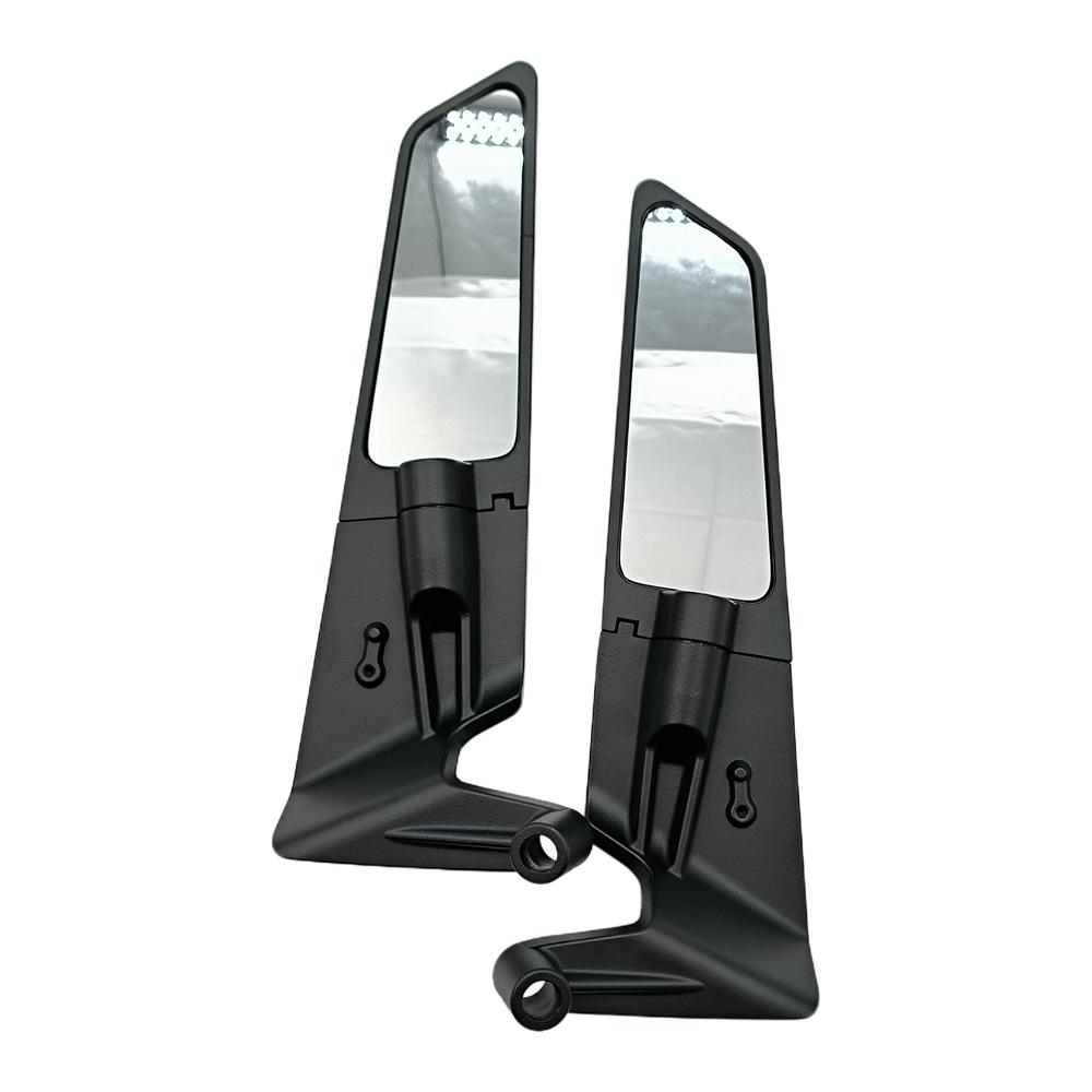 2 Pcs Universal Motorcycle Mirror Wind Wing Side Rearview Reversing Mirror For YAMAHA MT07 MT09/SP MT10/SP