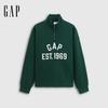 Gap Unisex Logo Fleece Half-Zip Stand-Collar Sweatshirt 788688