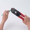 Lobtex Corporation Crimping Tool, AK38A, Red, for 14, 22, and 38mm Diameters
