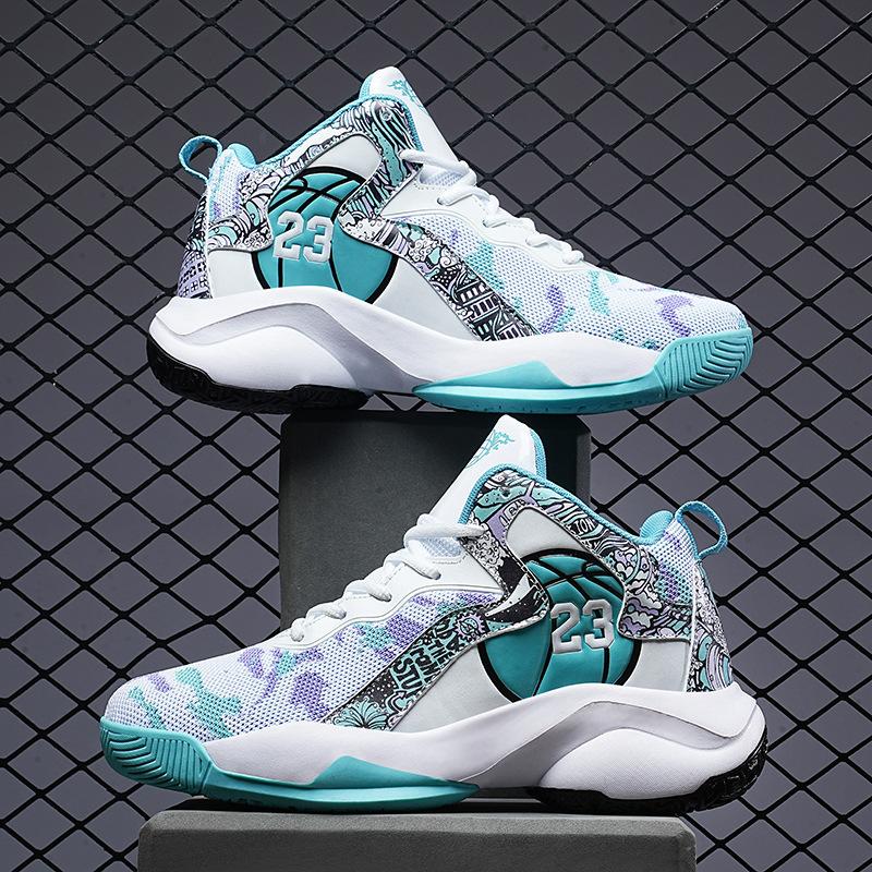 Foreign Trade Boys Basketball Shoes Men's Summer Sports Shoes Student Sports Shoes Women's Casual Net Shoes Kobe Combat Boots of the Same Style