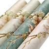 1m/Roll Self-Adhesive Non-Woven Wallpaper Fine Pressure Pastoral Bedroom Wallpaper European Living Room 3D Background