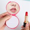 Compact Double-Sided Folding Makeup Mirror | Handheld, Portable, and Customizable