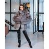Autumn and Winter New Imitation Coat Imitation Fox Hair Splicing Long-sleeved Coat Women's Loose Thickened Thermal Top
