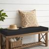 Outdoor Bench Cushion Waterproof Patio Furniture Cushion Non-Slip Bench Pad Cushion with Removable Cover for Porch Settee Garden Swing