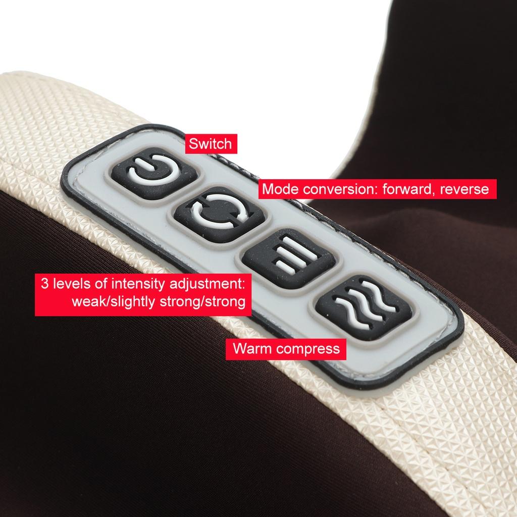 110v-240v Electric Shiatsu Foot Massager Roller Foot Massage Heating Therapy Foot Massage Machine for Relief Leg Fatigue Women/Men Gift