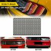 Car Taillight Stickers Honeycomb Sticker Cut-out Universal Warning Tape Vinyl Film Reflective Lights Decal Exterior