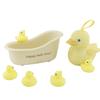 Hashy Duck Bathtub Bath Sponge + Figure Set, Korean Bath Toys