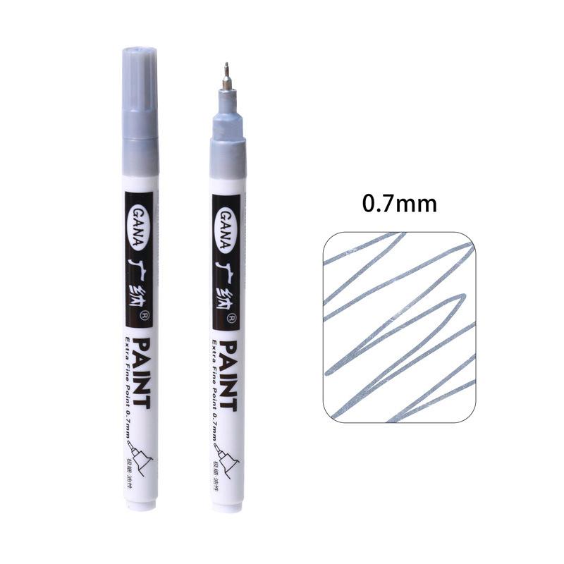 1Pc Paint Pen 0.7Mm Extra Fine Point Paint Marker Non-Toxic Waterproof Permanent Marker Pen For Cards Posters Rock Mugs