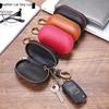 First Layer Cowhide Universal Zipper Car Key Bag 2024 - Fashion New Key Cover