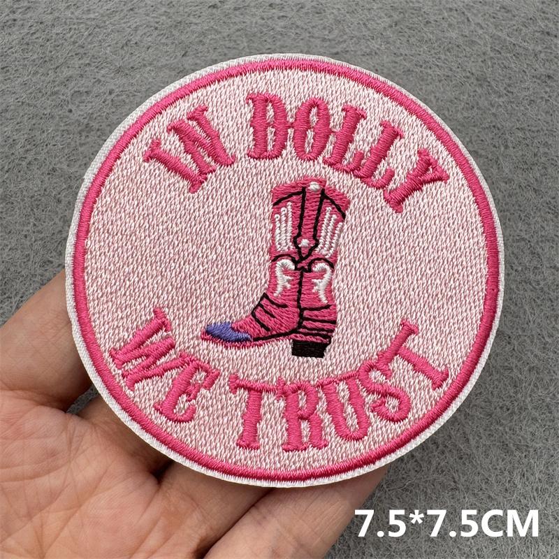 West Cowboys Embroidery Patch Iron On Patches For Clothing Jacket Stickers Letters Patches On Clothes DIY Sewing Applique