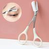 3 Color Eyebrow Trimmer Scissor with Eyelash Comb Hair Scissors Stainless Steel Eyebrow Shaver Razor Grooming Makeup Accessories
