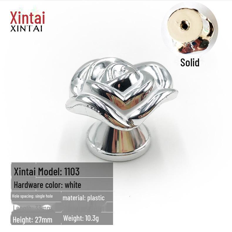 European Modern Rose Handle - ABS Plastic for Cabinets, Drawers, Wardrobes