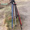 Walking Stick Anti Slip Multifunctional Aluminum Alloy Five-section Telescopic Collapsible Trekking Poles for Outdoor Mountaineering