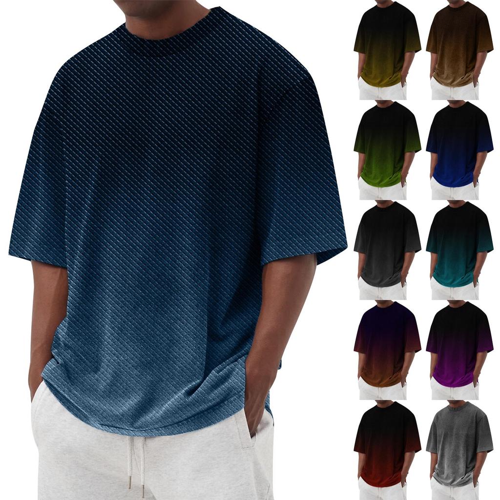 Men's  T-shirts Graphic Printing Street Casual Short Sleeve Printed Clothing