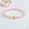 Juanyu Pink Crystal & Nephrite Jade Women's Bracelet