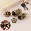 1Pc Hollow Brass Buddha Bottle Sutra Cylinder Pendant Vintage Metal Pill Box