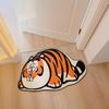 Cartoon Tiger Rug Non-Slip Bedside Carpet Absorbent Bathroom Mat Animals Print Rugs For Kids Room Decor Cute Furry Carpets