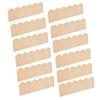 12pcs 1:12 Dollhouse Wooden Shingles Miniature Roof Tiles Decoration Accessories