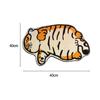 Cartoon Tiger Rug Non-Slip Bedside Carpet Absorbent Bathroom Mat Animals Print Rugs For Kids Room Decor Cute Furry Carpets