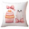 New Pink Halloween Pillowcase Festive Home Cushion Pillowcase Decoration