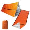 MORYTRADE Simple Tent and Sleeping Bag Survival Emergency Cold Wind Emergency Disaster Emergency Use Tent Simple Sleeping Set, Sheet, Aluminum,