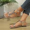 Fashion Women Sandals New Casual Fashion Sandals Women Summer Versatile Flat Bottom Butterfly Holiday Roman Shoes Women Zapatos De Mujer