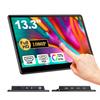 Portable Touch Monitor FHD 1080P IPS Panel Touch Screen HDMI VGA Compatible with Industrial Security Surveillance Mayfee! 13.3 Inch, Monitor, PC,