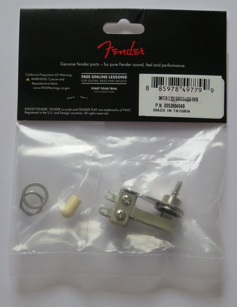 Fender Переключатель Fender 3-позиционный, состаренный [предмет]