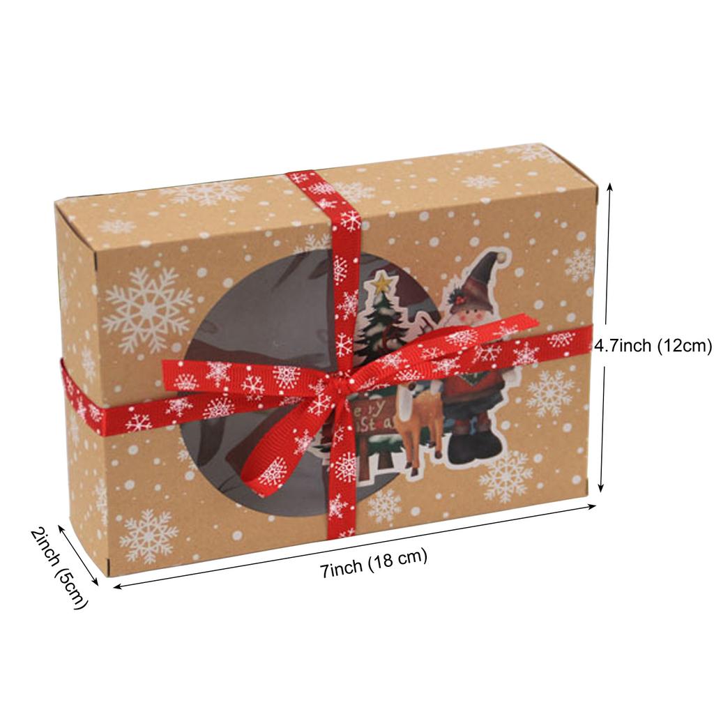 24PCS Christmas Cookie Gift Boxes  Boxes for Holiday B Akery Food Container