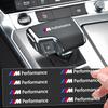 M LOGO Emblem Car Interior Random Stickers Car Steering Wheel Styling For X7 X3 X4 X5 X6 3 4 5 6 7 Series Z4 M M3 M5 M6 E38 E39 E46 E53 E60 E61