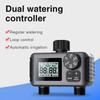 Automatic Irrigation Watering Timer LCD Display Irrigation Controller Programmable Sprinkler Rain Delay for Garden Lawn Pool