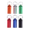Waterproof Aluminum Pill Box Bottle Cache Drug Holder Keychain Medicine Box