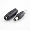 5pcs 5.5*2.1mm DC Male To Male Power Socket Connector CCTV Female To Female Panel Mounting Jack Adaptor