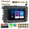 2Din Android Carplay GPS Car Multimedia Player for Volkswagen Golf Polo Tiguan Passat B7 b6/SEAT Leon/Skoda Octavia 2+32GB