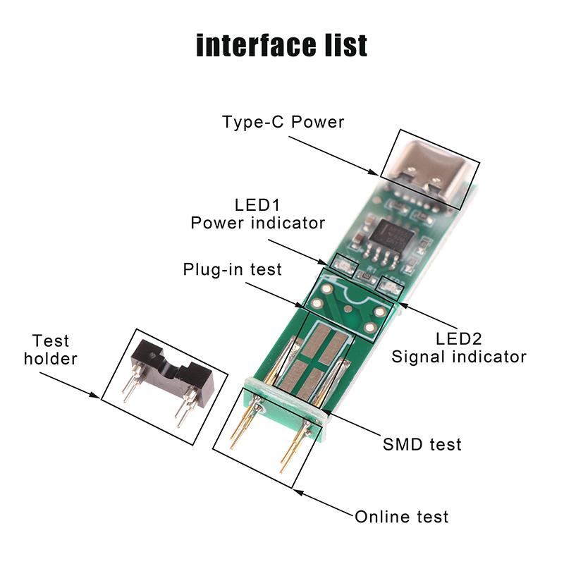 V5.0 Optocoupler Test Instrument Online Detection Tools For Electronic Repair Special 4 Pin Optocoupler Test Pcb Repair