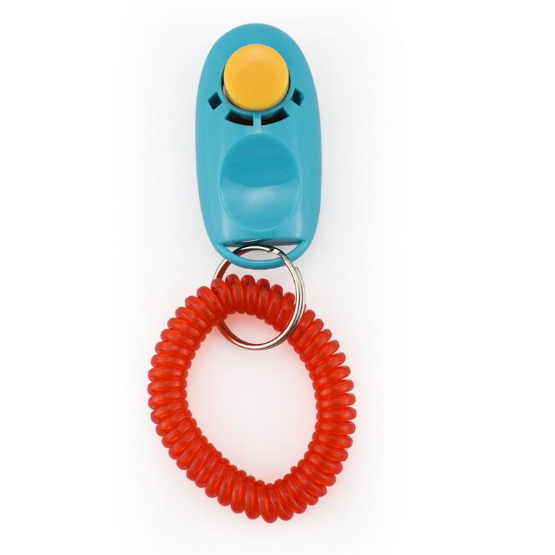Dog Training Whistle Clicker Wrist Strap Dogs Training Tools Portable Dog Clicker Toys Pet Training Clicker Pet Supplies