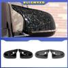For BMW F25 X3 F26 X4 F15 X5 F16 X6 2014-2018 Black M3 Style Cover Carbon Fiber M Look Rear Mirror Cap Car Accessories