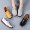 Fashion Genuine Leather Women's Casual Shoes Leisure Sneakers Women Luxury Brand Slip-on Loafers Female Soft Moccasins Zapatos De Mujer
