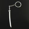 New Fashion Keychain 107x10mm Samurai Sword Pendants DIY Men Jewelry Car Key Chain Ring Holder Souvenir For Gift