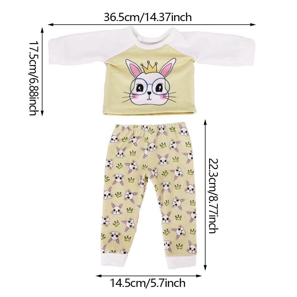 Toy Changing Dressing Game Playing House Dolls Pajamas Shirt Pants Mini Home Wear Doll Clothes