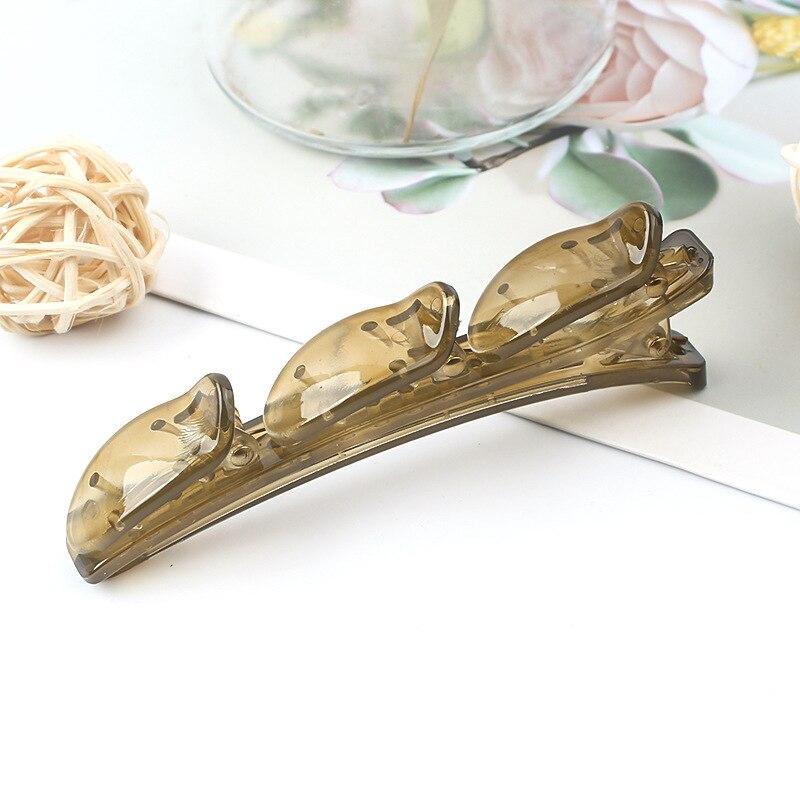 Double Layer Hair Braiding Hairpin Broken Hair Clip Women Girl Bangs Hairpin Korean Fixed Hair Clip Lazy Hair Style Accessories