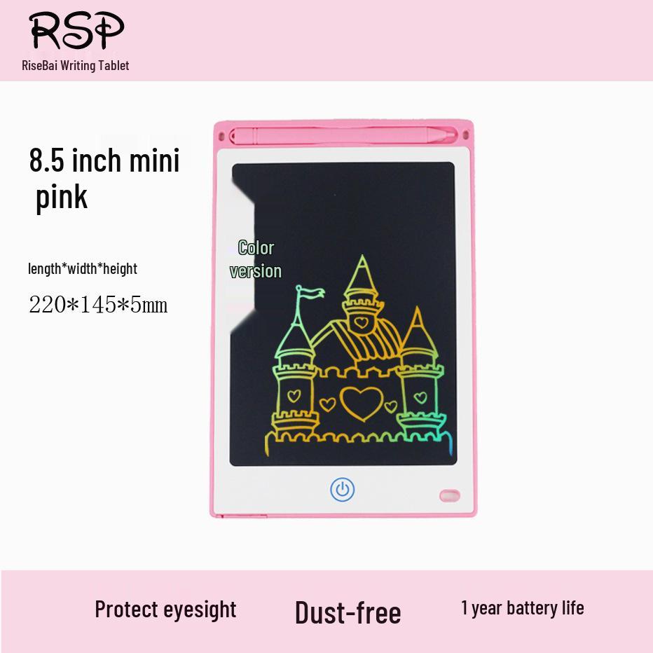 8.5, 10, 12-Inch LCD White Drawing Board for Kids - Educational Handwriting Blackboard Toy