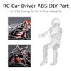 Killerbody RC Car Driver 130mm Total Height ABS DIY Part Replacement for 1/10 Traxxas Axial HSP HPI