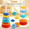 Colorful Rainbow Stacking Rings - Educational Infant Learning Toy