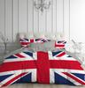 3D Print National Flag Duvet Cover Set Creative UK Flag Colorful Bedding Sets For Teens Adults Polyester Soft Quilt Cover Sets