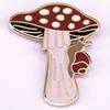 Snail Crawling Mushroom Fun Brooch Backpack Clothing Decoration Fashion Accessory Gift