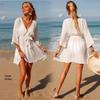 Sun Protection Tie-up Beach Cardigan Cover-up Bikini Dress