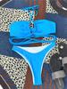 Sexy Halter Wrap Around Lace Up Bikini Women Swimwear Female Swimsuit Two-pieces Bikini Set Bather Bathing Suit Swim Lady